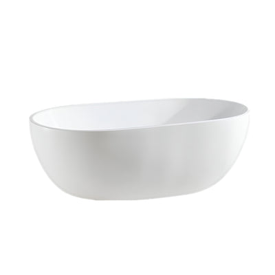 VITO OVY FREESTANDING BATHTUB GLOSS WHITE (AVAILABLE IN 1400MM, 1500MM, AND 1700MM)