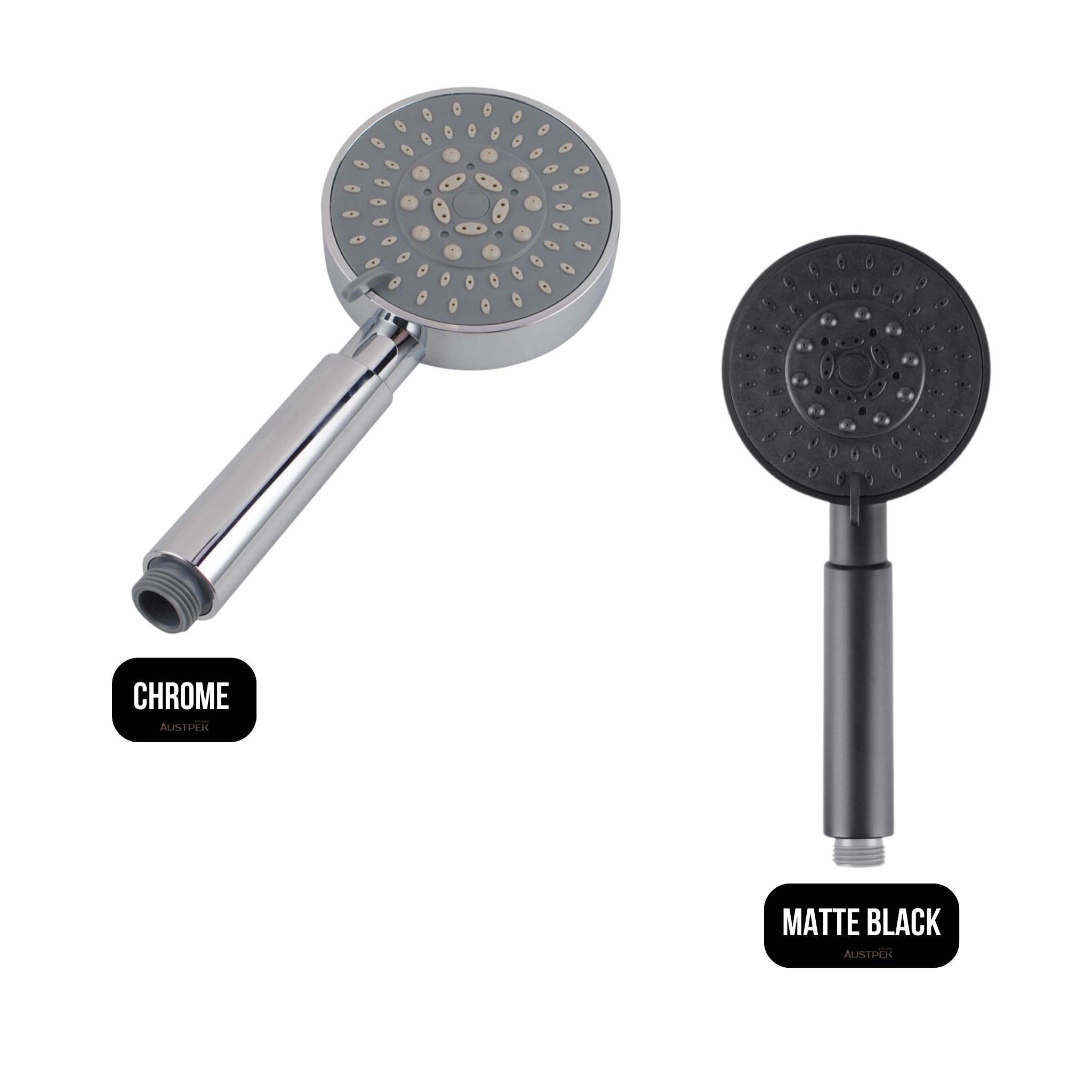 AQUAPERLA ROUND HANDHELD SHOWER HEAD 235MM CHROME