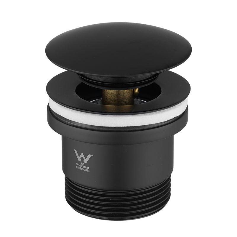 AQUAPERLA UNIVERSAL POP UP WASTE BLACK