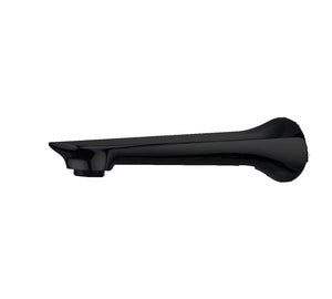 AQUAPERLA AU SERIES BATH / BASIN WALL SPOUT 203MM BLACK