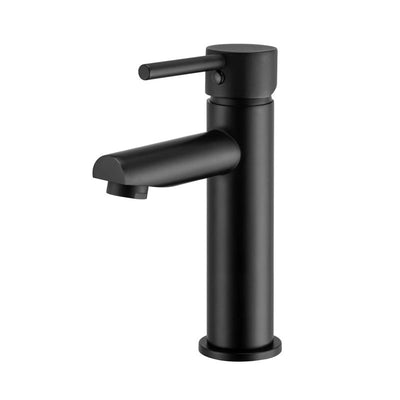 AQUAPERLA LUCID PIN BASIN MIXER 196MM BLACK