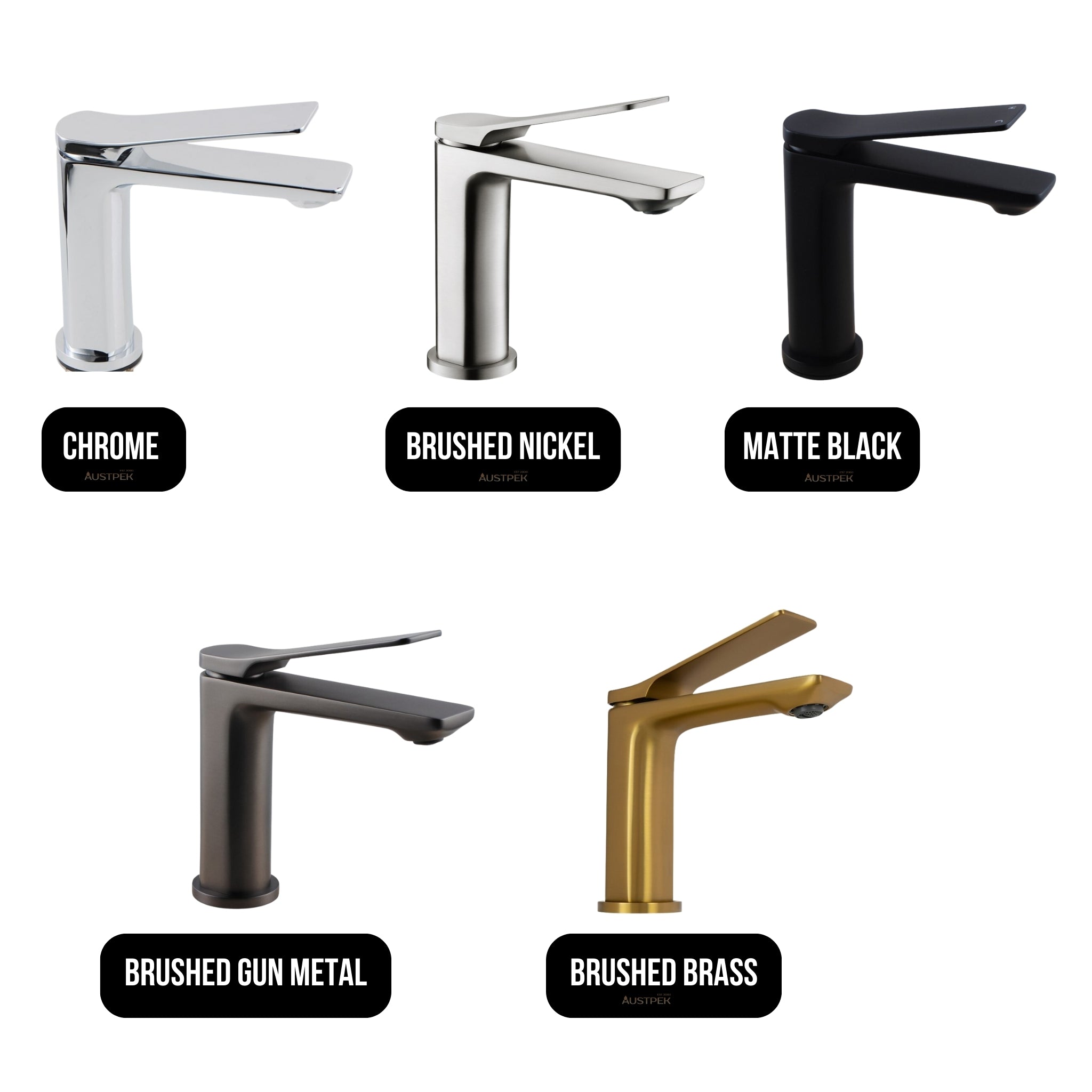 AQUAPERLA RUSHY BASIN MIXER 163MM GUN METAL GREY