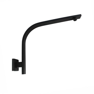 AQUAPERLA WALL SHOWER ARM 325MM MATTE BLACK