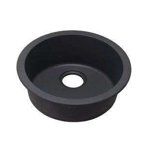 AQUAPERLA  T304 SINGLE BOWL GRANITE QUARTZ STONE KITCHEN SINK MATTE BLACK 460MM