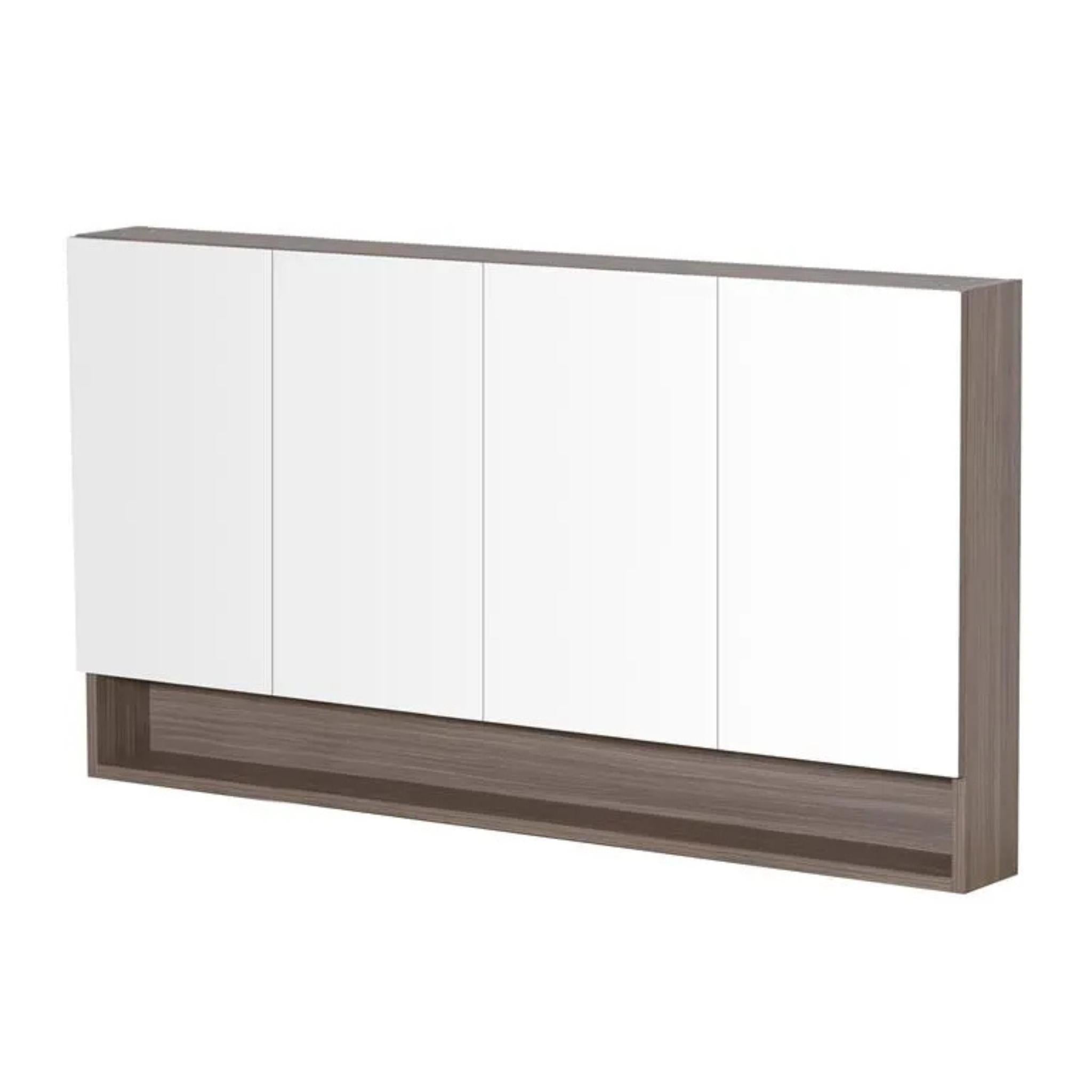 POSEIDON STELLA OAK MIRROR SHAVING CABINET 1480X750MM