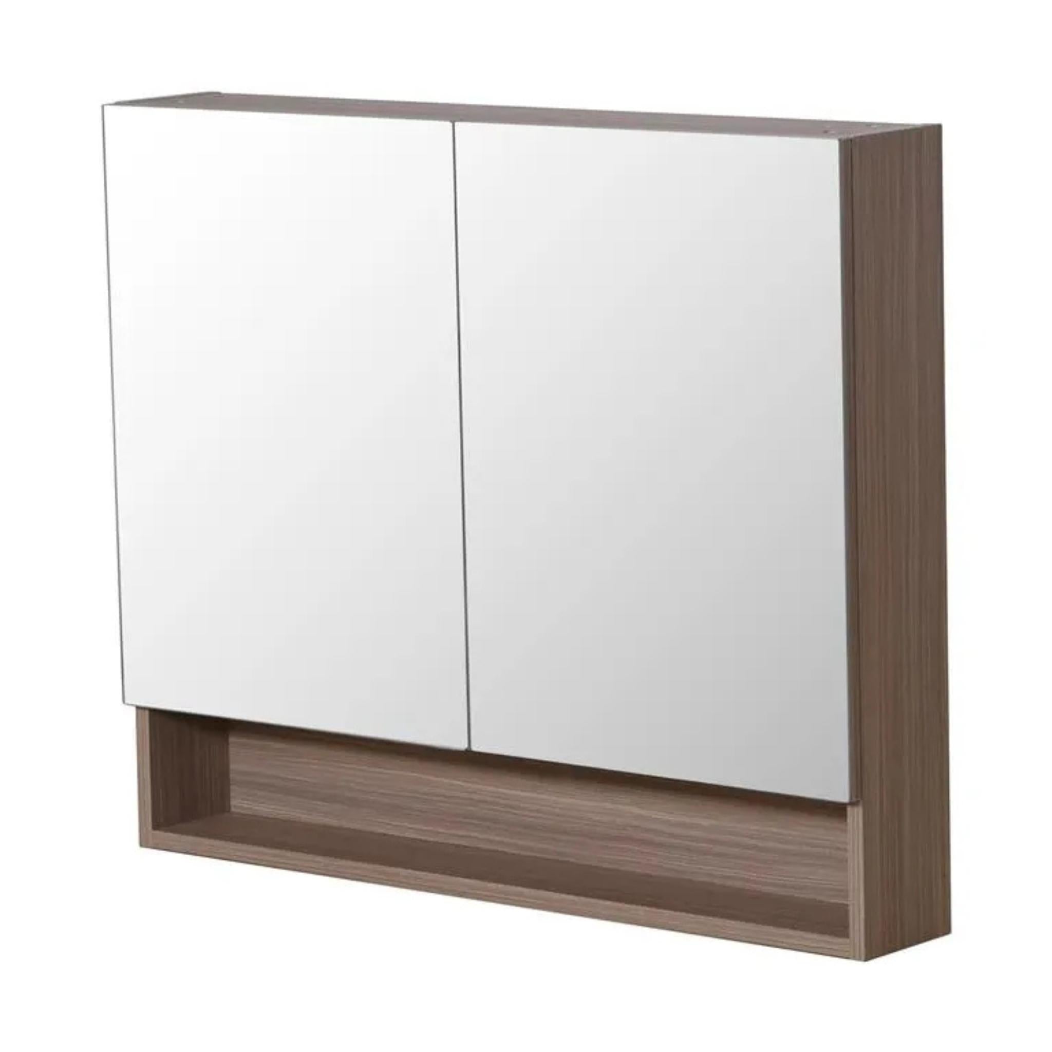 POSEIDON STELLA OAK MIRROR SHAVING CABINET 900X750MM