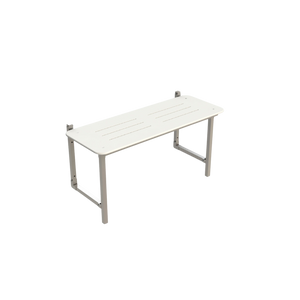 Linsol Opale Care Folding Shower Seat Brushed Nickel