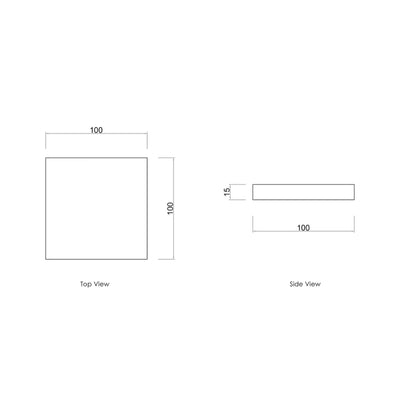 OTTI MATTE WHITE CABINET SAMPLE