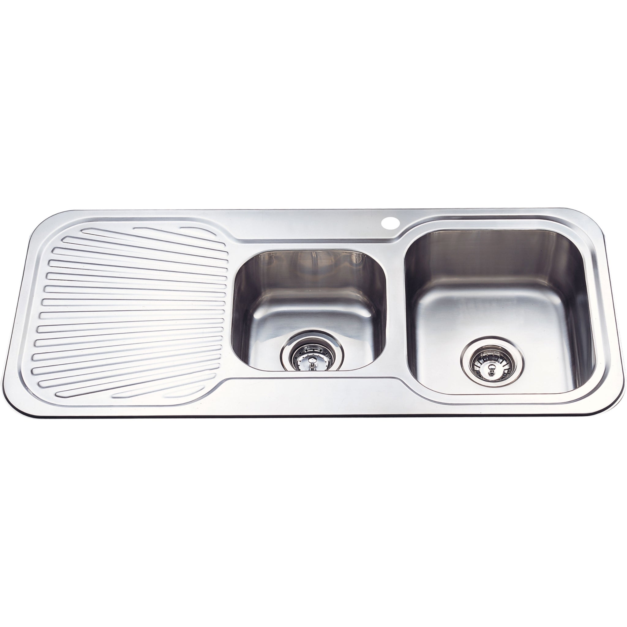 IKON CORA 1.75 BOWL SINGLE DRAINER RHB SINK STAINLESS STEEL 1080MM