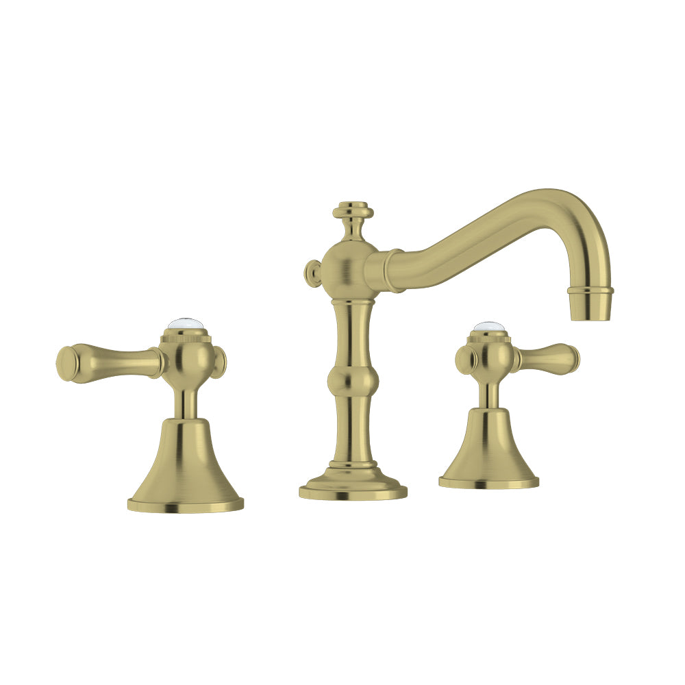 LINKWARE AUGUSTINE LEAD FREE THREE PIECE BASIN SET 152MM PVD GOLD ...