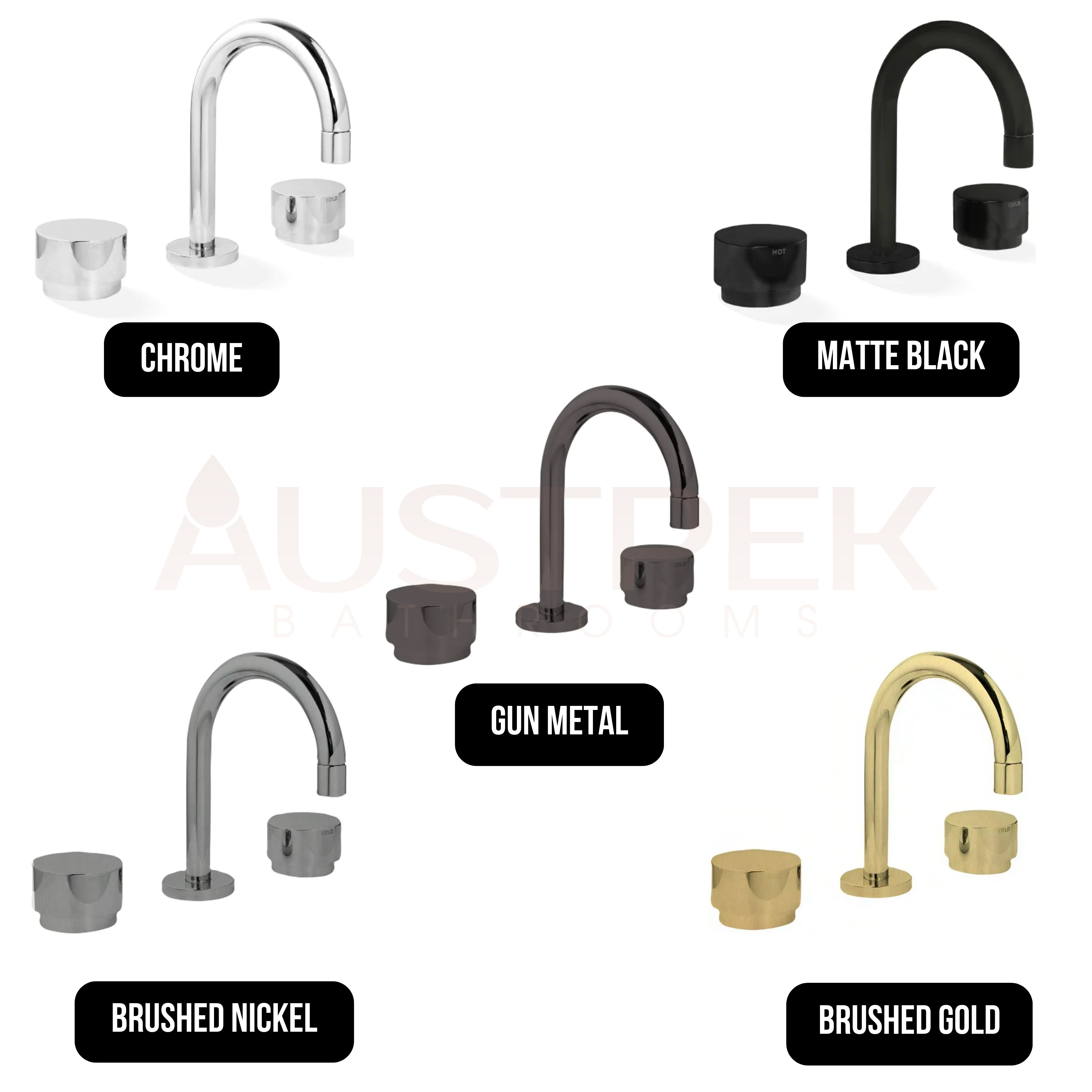 LINKWARE LOUI BASIN SET GUN METAL