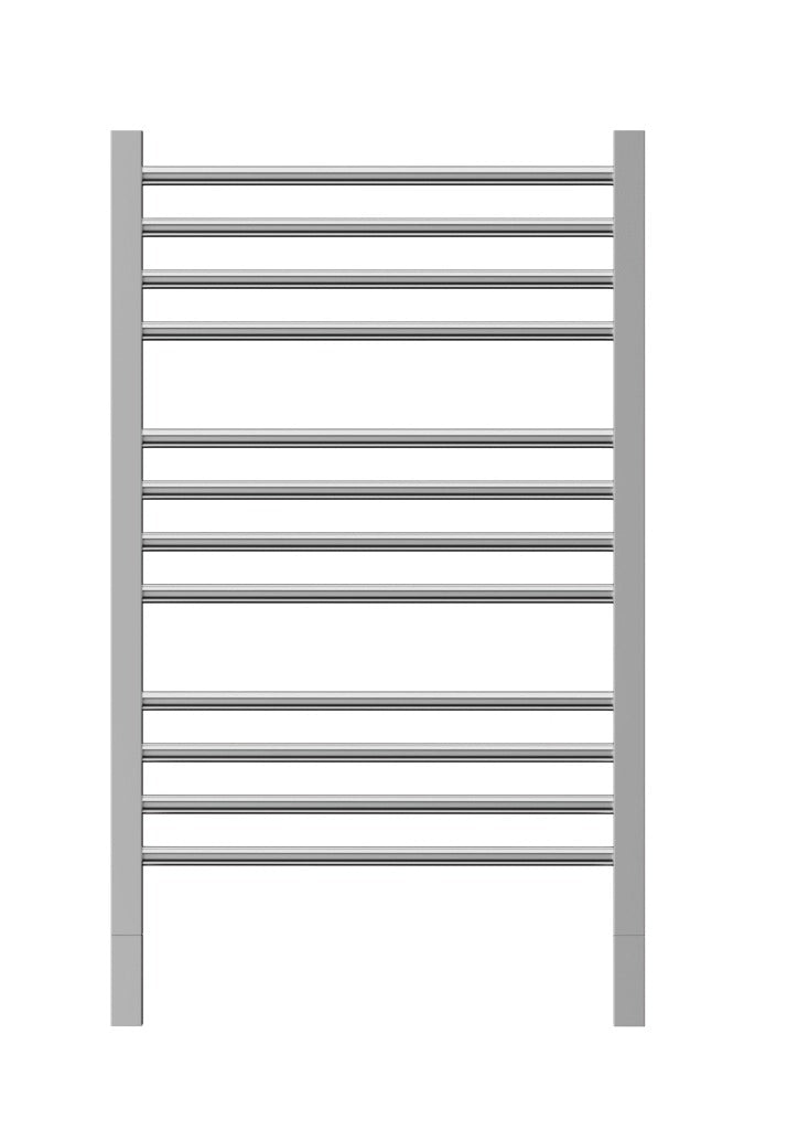 THERMOGROUP JEEVES LADDER HEATED TOWEL RAIL BRUSHED 870MM