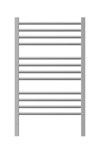THERMOGROUP JEEVES LADDER HEATED TOWEL RAIL 870MM BRUSHED