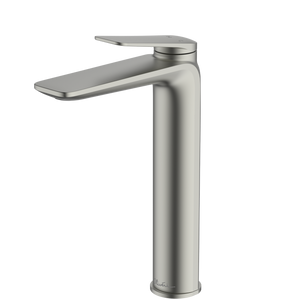 OLIVERI PARIS TOWER BASIN MIXER 253MM BRUSHED NICKEL