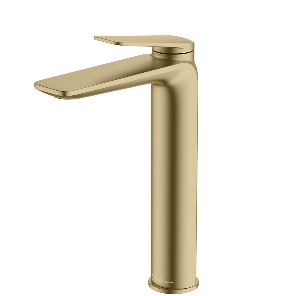 OLIVERI PARIS TOWER BASIN MIXER 253MM CLASSIC GOLD