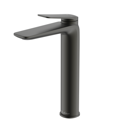 OLIVERI PARIS LEAD FREE TOWER BASIN MIXER 253MM GUN METAL