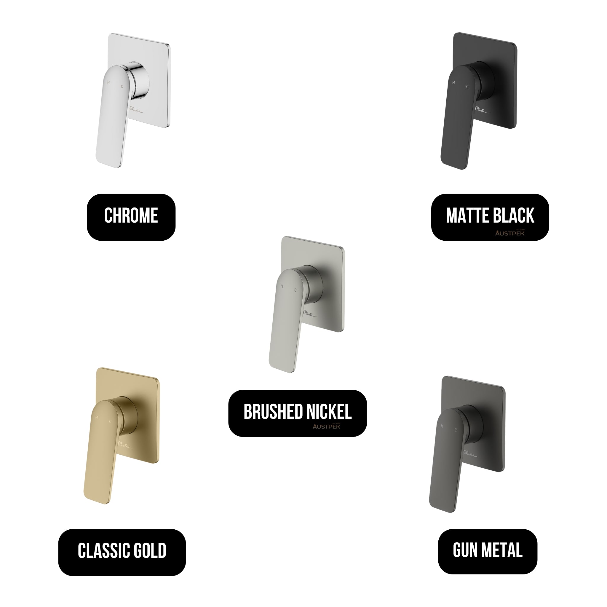 OLIVERI PARIS LEAD FREE WALL MIXER 144MM CHROME