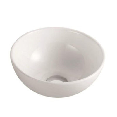 POSEIDON RONDA ABOVE COUNTER BASIN GLOSS WHITE 280MM