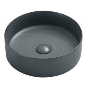 POSEIDON LUNA ABOVE COUNTER BASIN MATTE GREY 301MM