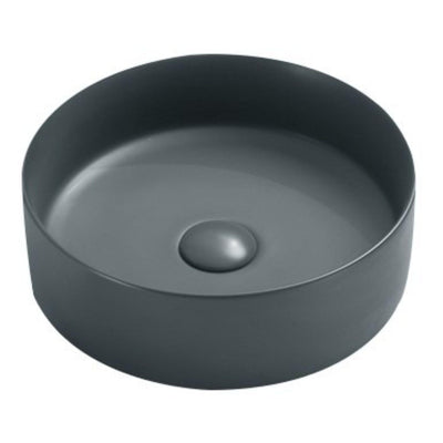 POSEIDON LUNA ABOVE COUNTER BASIN MATTE GREY 301MM