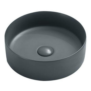 POSEIDON LUNA ABOVE COUNTER BASIN MATTE GREY 301MM