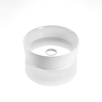 POSEIDON LUNA ABOVE COUNTER BASIN GLOSS WHITE 352MM