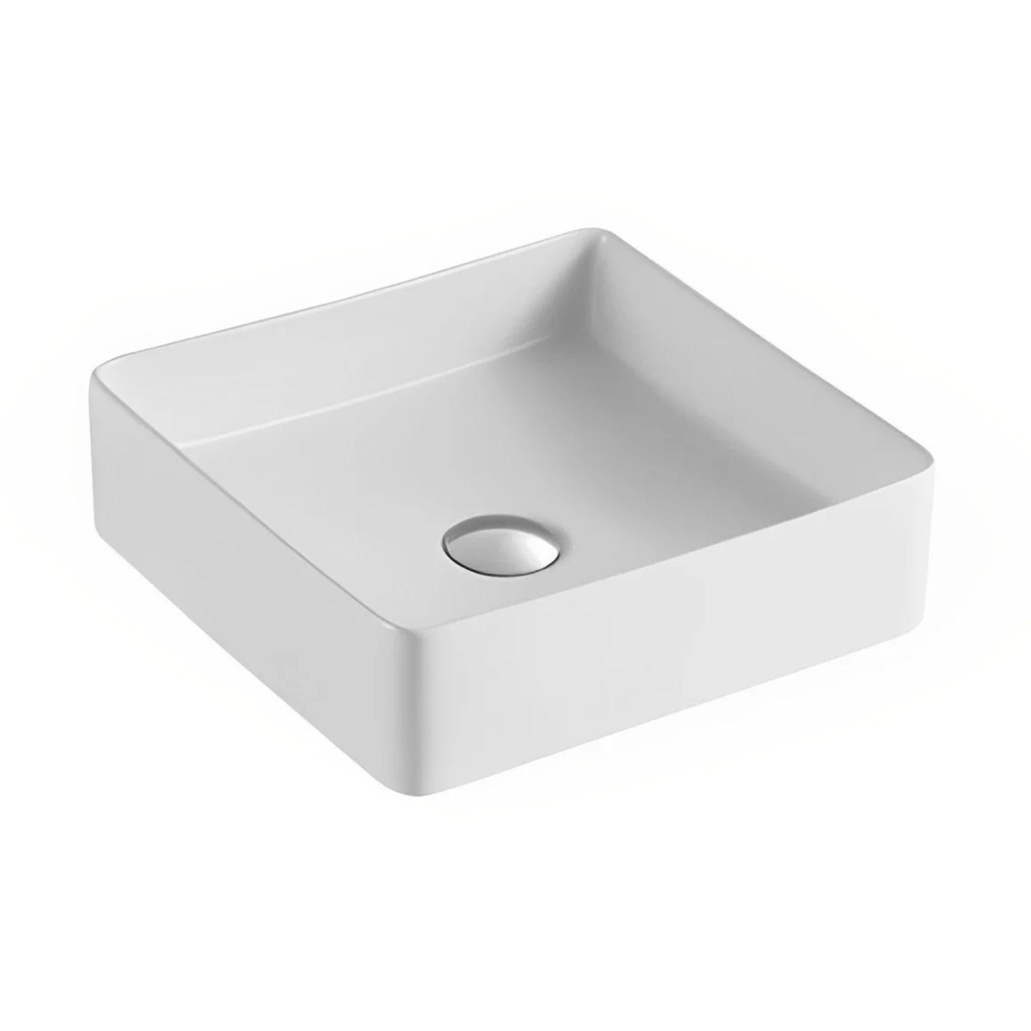 POSEIDON FINE CERAMIC BASIN MATTE WHITE 360MM
