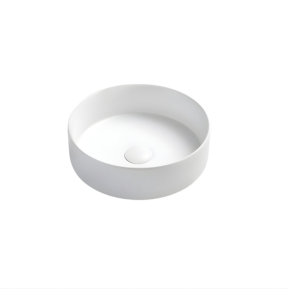 POSEIDON LUNA ABOVE COUNTER BASIN MATTE WHITE 394MM