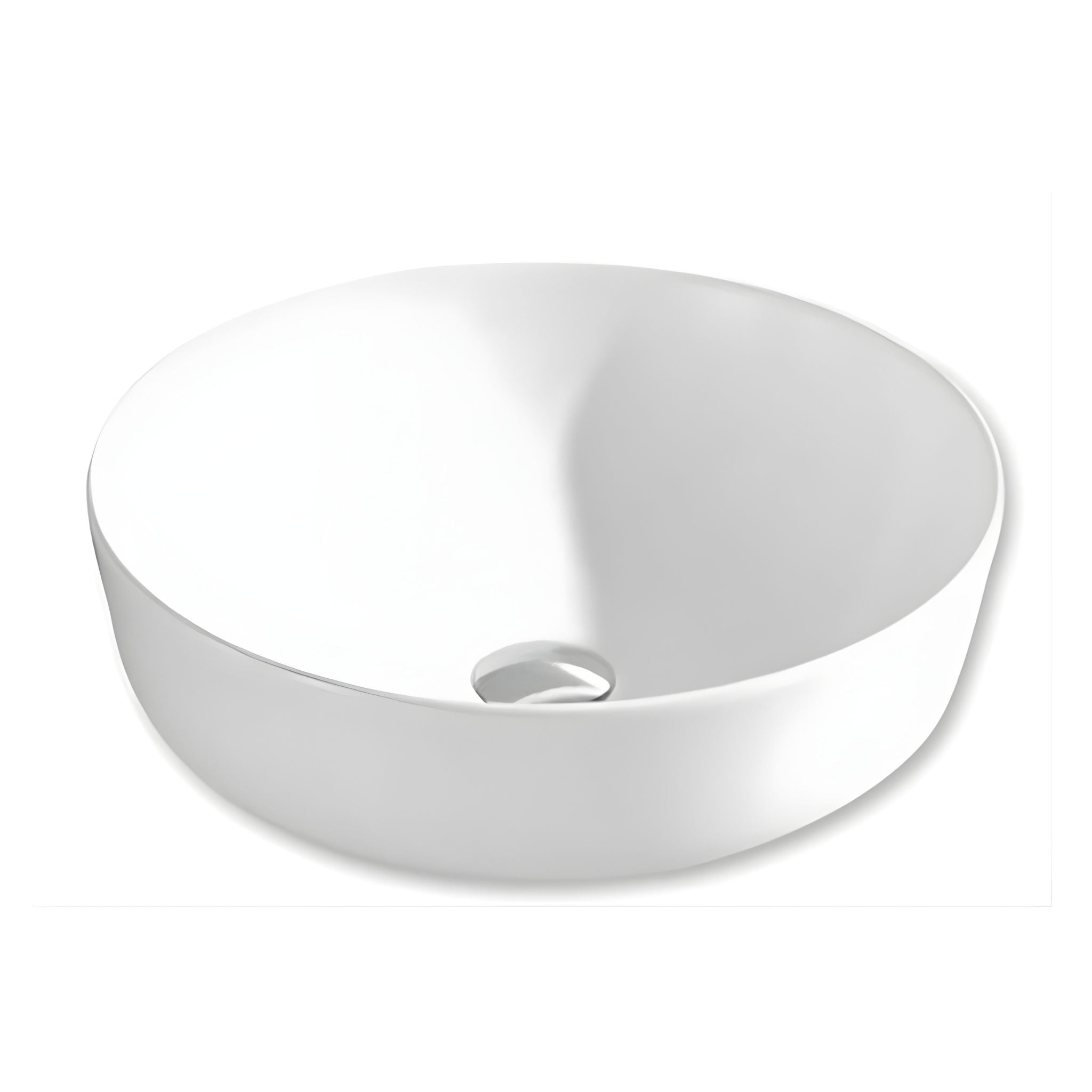 POSEIDON RONDA ABOVE COUNTER BASIN GLOSS WHITE 420MM