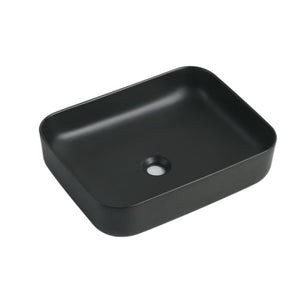 POSEIDON JASPER ABOVE COUNTER BASIN MATTE BLACK 500MM