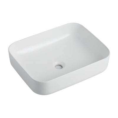 POSEIDON JASPER ABOVE COUNTER BASIN MATTE WHITE 500MM