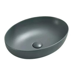 POSEIDON ORIA ABOVE COUNTER BASIN DARK MATTE GREY 520MM