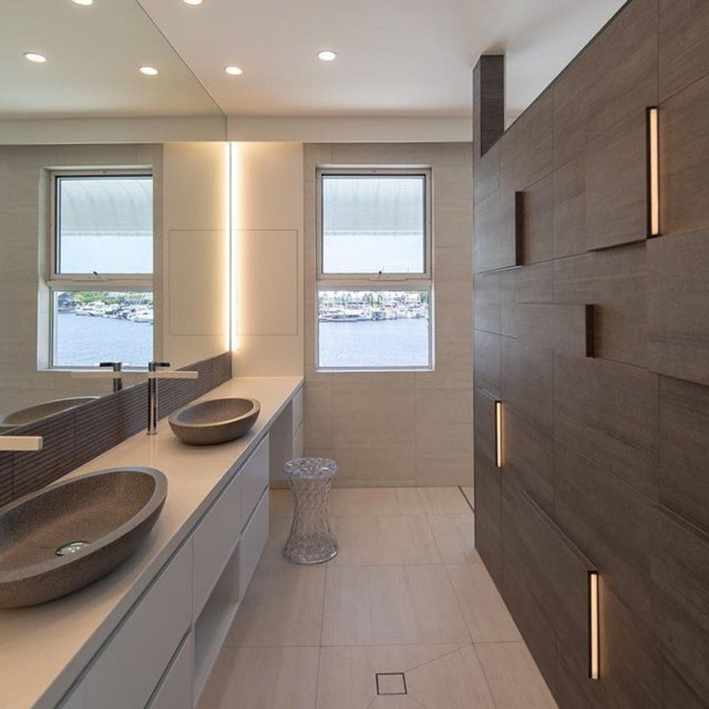 PIETRA BIANCA VIVIAN ABOVE COUNTER STONE BASIN WITH CUSTOM COLOURS 600MM