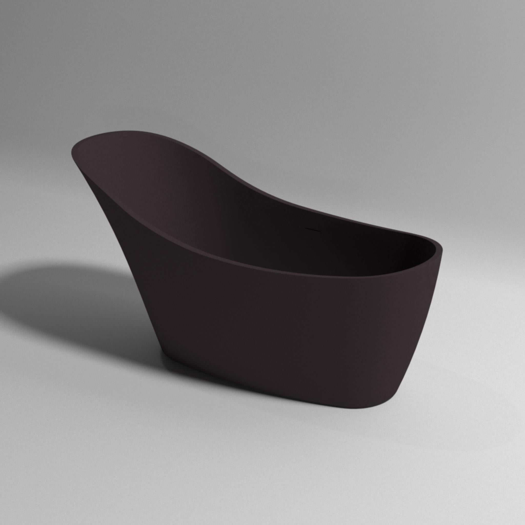 PIETRA BIANCA ANNA FREESTANDING STONE BATHTUB WITH CUSTOM COLOURS 1690MM