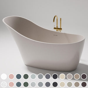 PIETRA BIANCA ANNA FREESTANDING STONE BATHTUB WITH CUSTOM COLOURS 1690MM