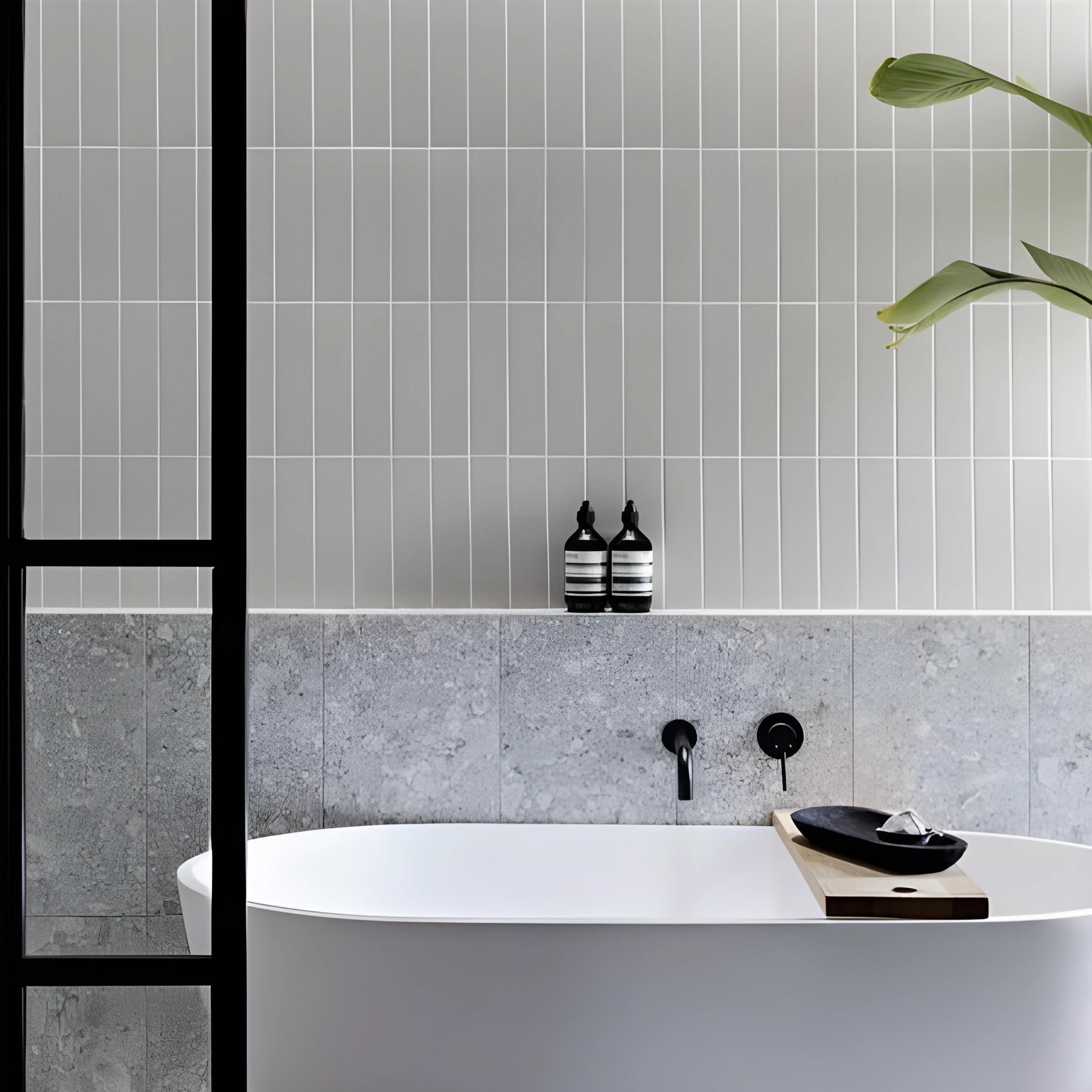 PIETRA BIANCA OLIVE FREESTANDING STONE BATHTUB WITH CUSTOM COLOURS 1700MM