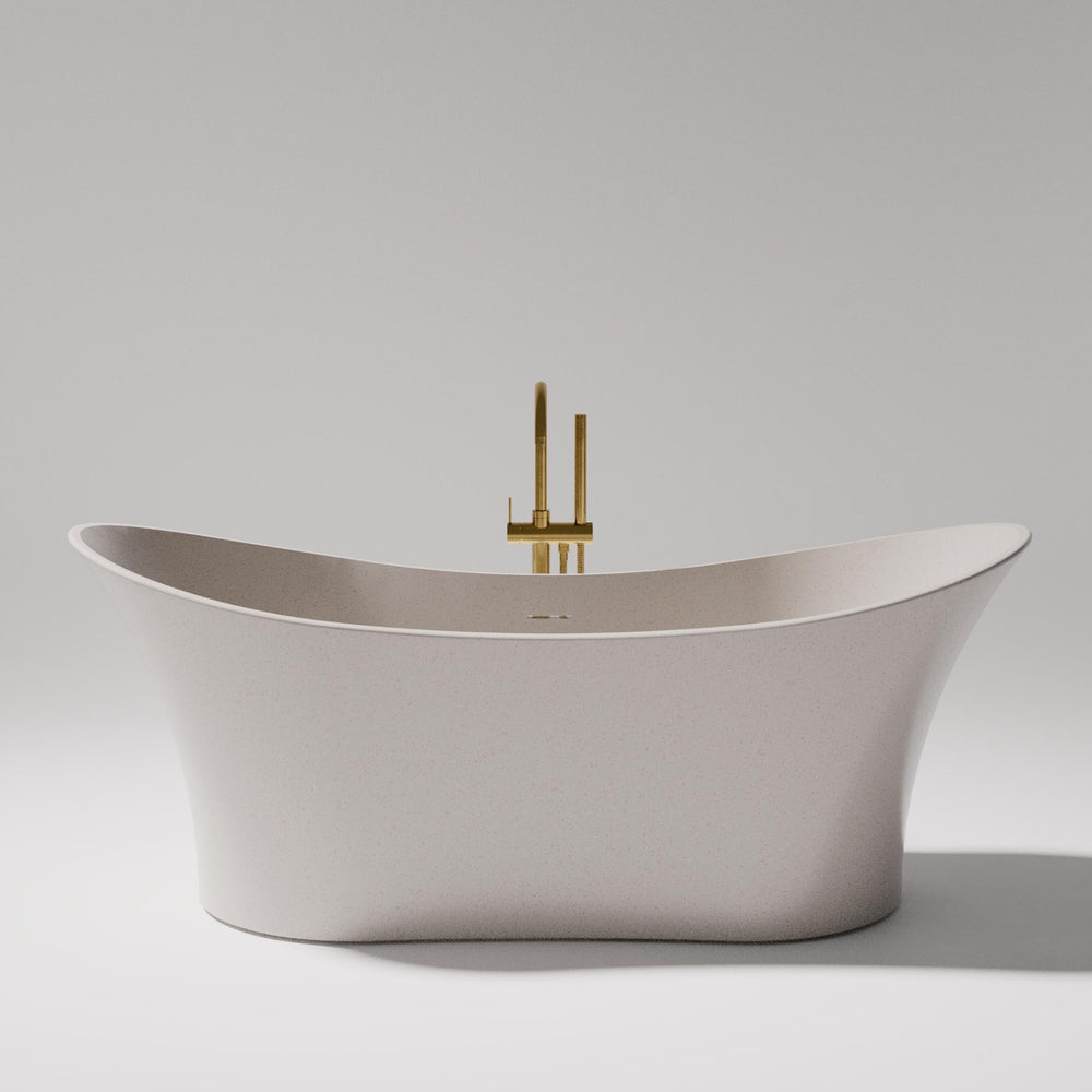 PIETRA BIANCA CROWN FREESTANDING STONE BATHTUB WITH CUSTOM COLOURS 1750MM