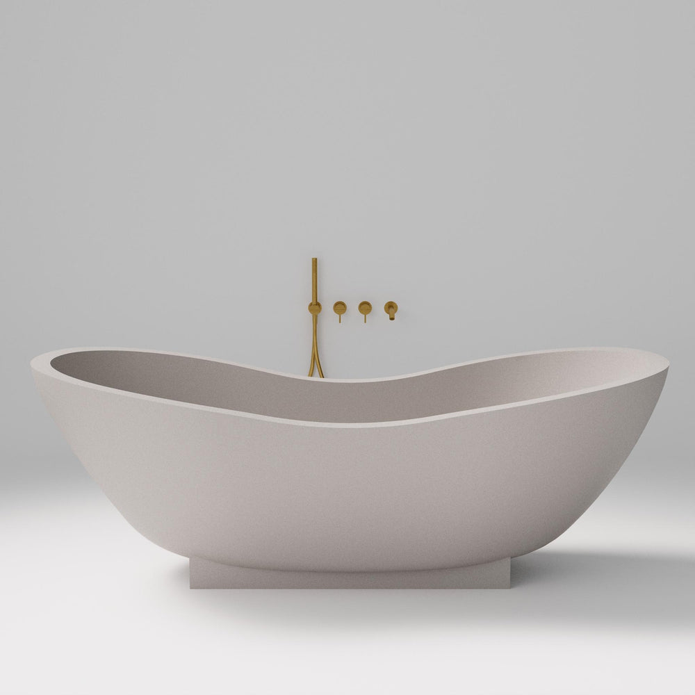 PIETRA BIANCA MANGO FREESTANDING STONE BATHTUB WITH CUSTOM COLOURS 1820MM