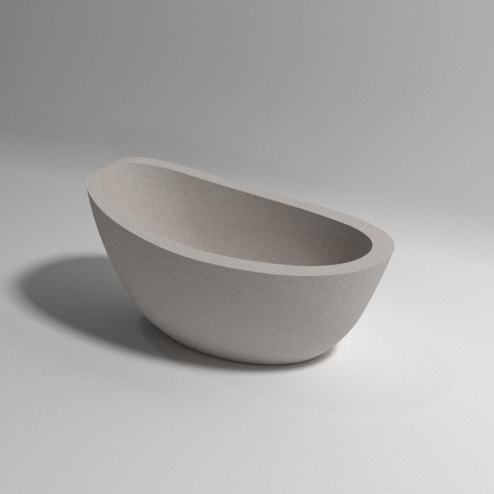 PIETRA BIANCA AUTUMN FREESTANDING STONE BATHTUB WITH CUSTOM COLOURS (AVAILABLE IN 1500MM AND 1700MM)