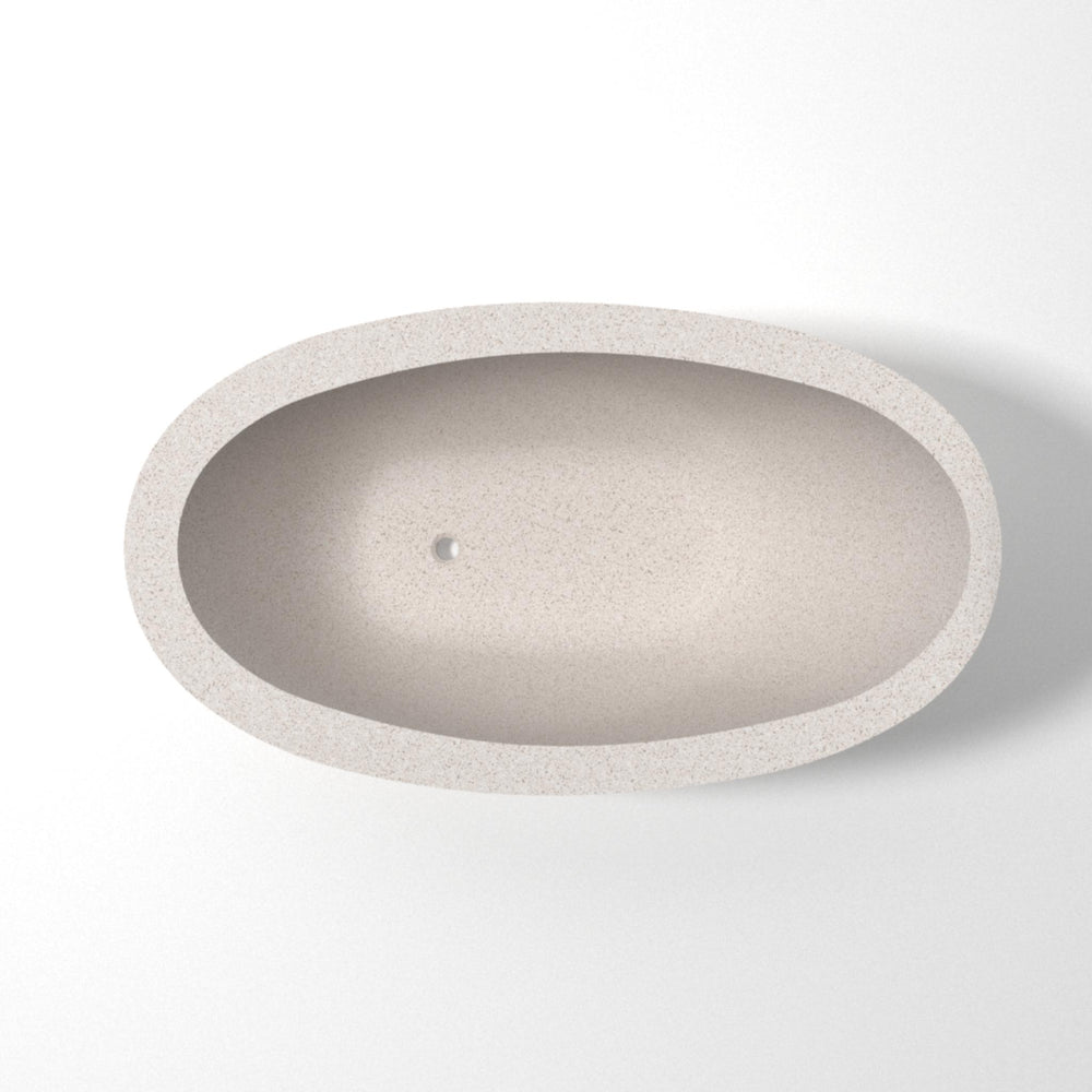 PIETRA BIANCA AUTUMN FREESTANDING STONE BATHTUB WITH CUSTOM COLOURS (AVAILABLE IN 1500MM AND 1700MM)