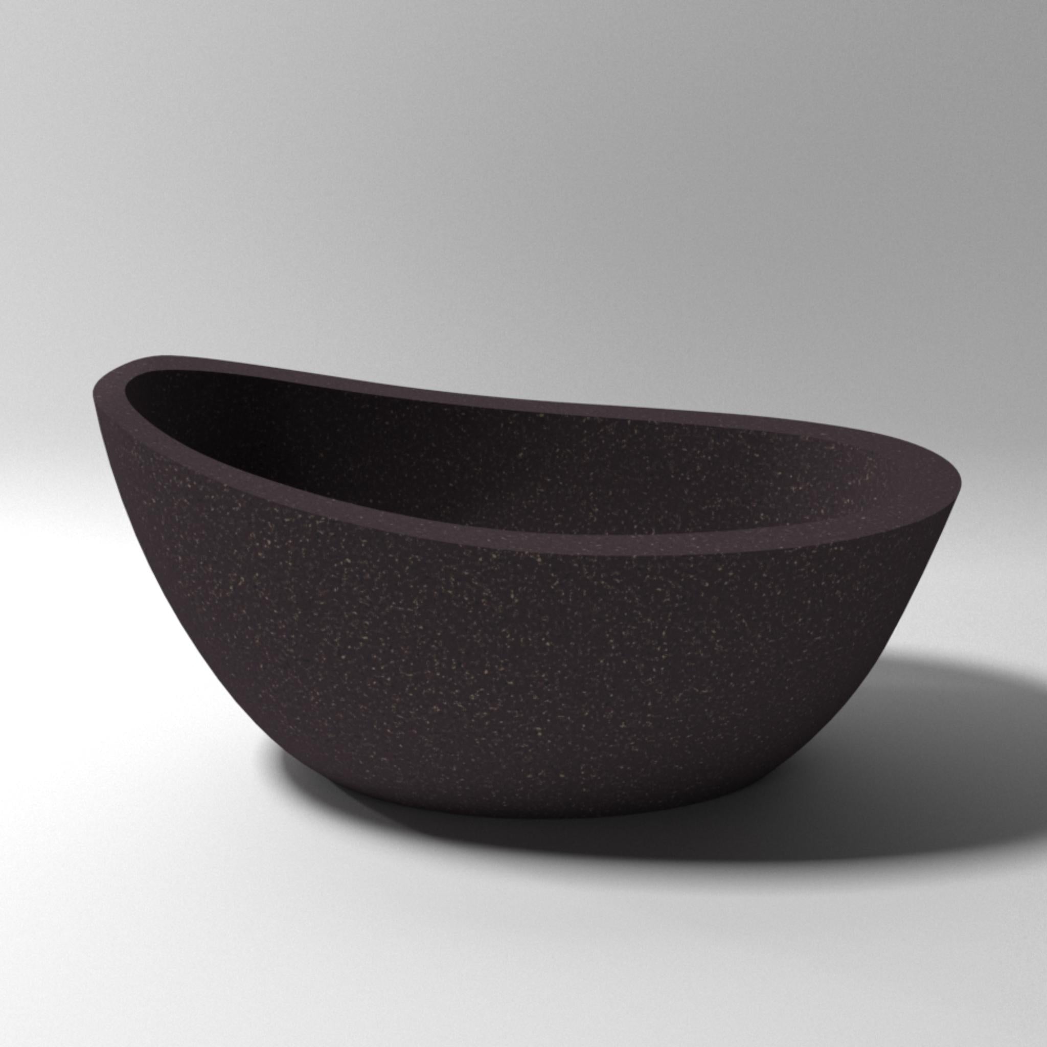 PIETRA BIANCA AUTUMN FREESTANDING STONE BATHTUB WITH CUSTOM COLOURS (AVAILABLE IN 1500MM AND 1700MM)