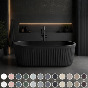 PIETRA BIANCA BRIZA FREESTANDING STONE BATHTUB WITH CUSTOM COLOURS 1700MM