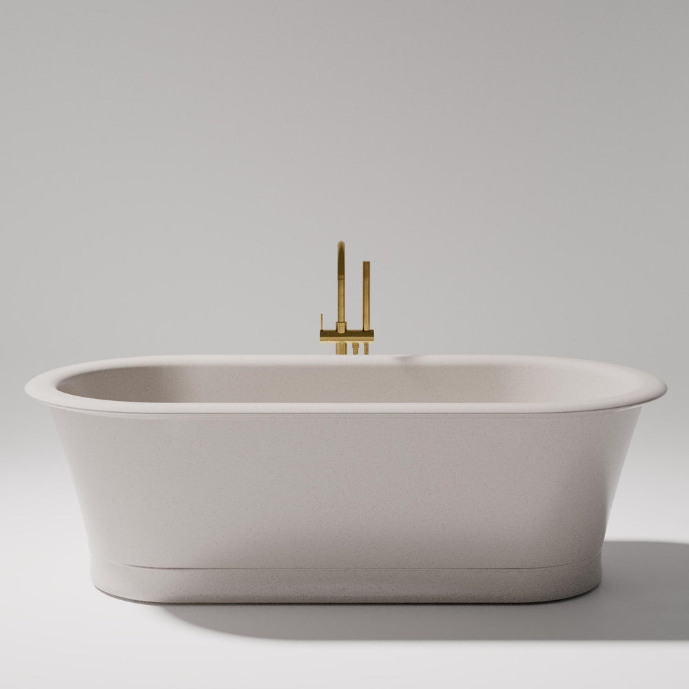 PIETRA BIANCA ROME FREESTANDING STONE BATHTUB WITH CUSTOM COLOURS 1800MM