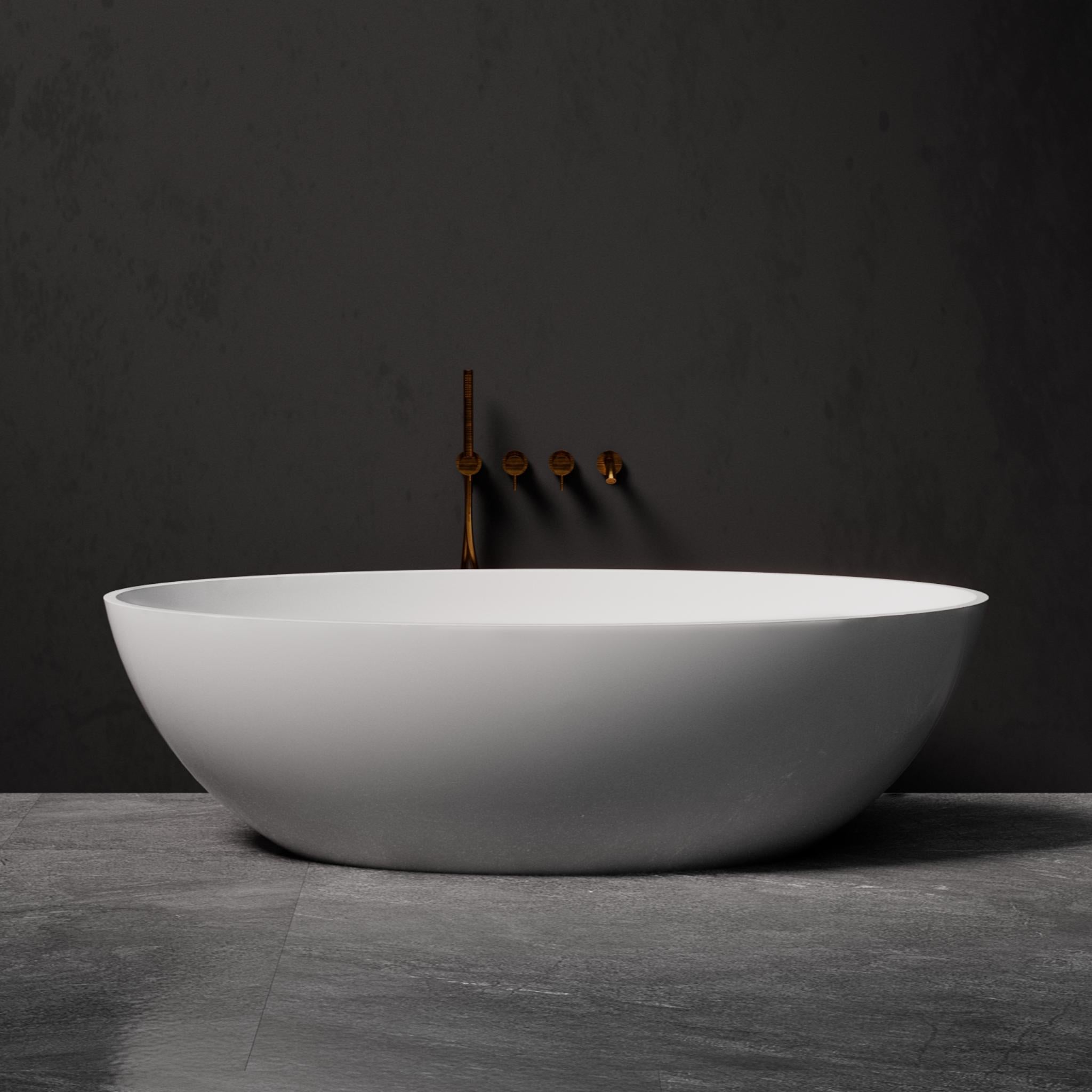 PIETRA BIANCA NICE FREESTANDING STONE BATHTUB WITH CUSTOM COLOURS 1800MM