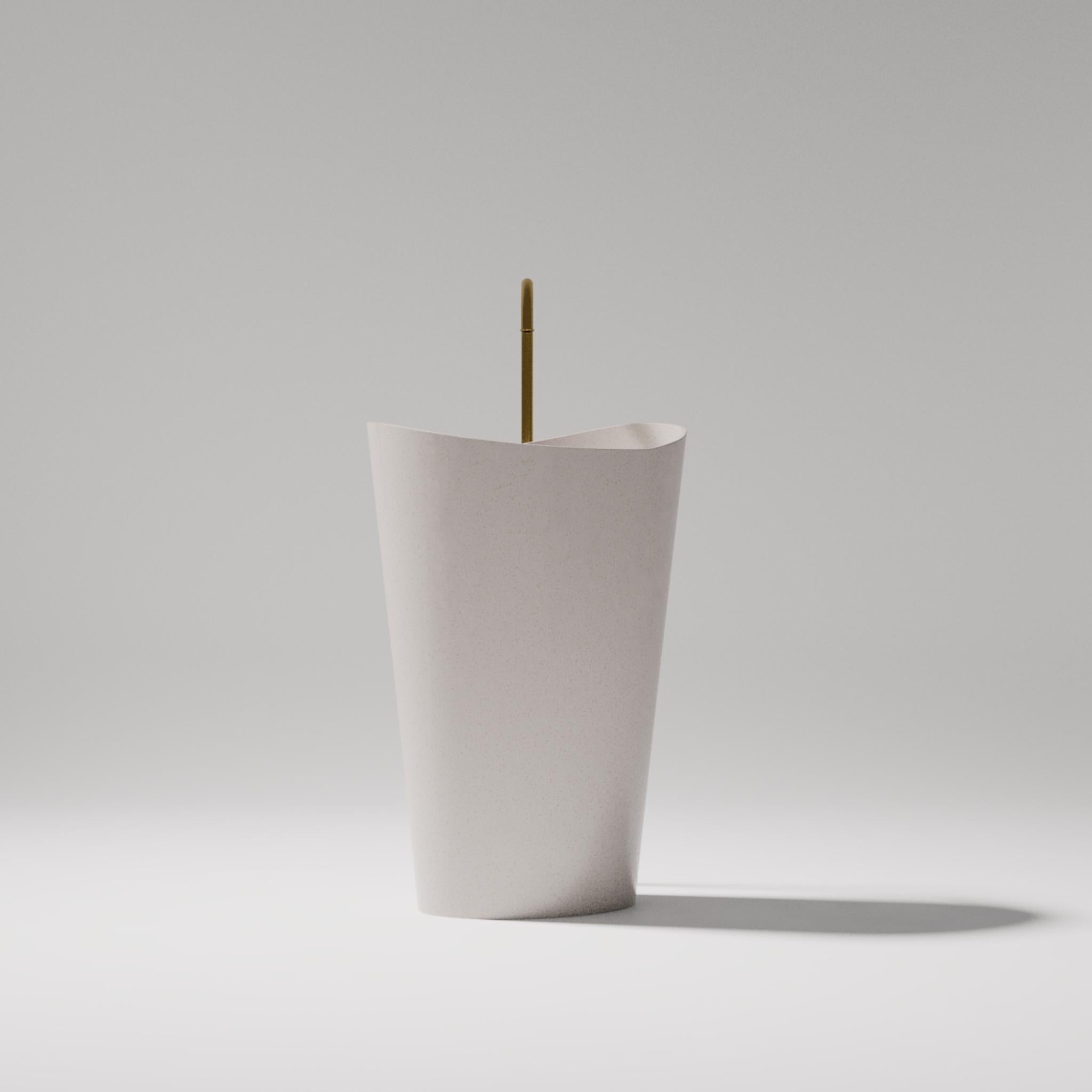 PIETRA BIANCA WAVE FREESTANDING STONE BASIN WITH CUSTOM COLOURS 600MM
