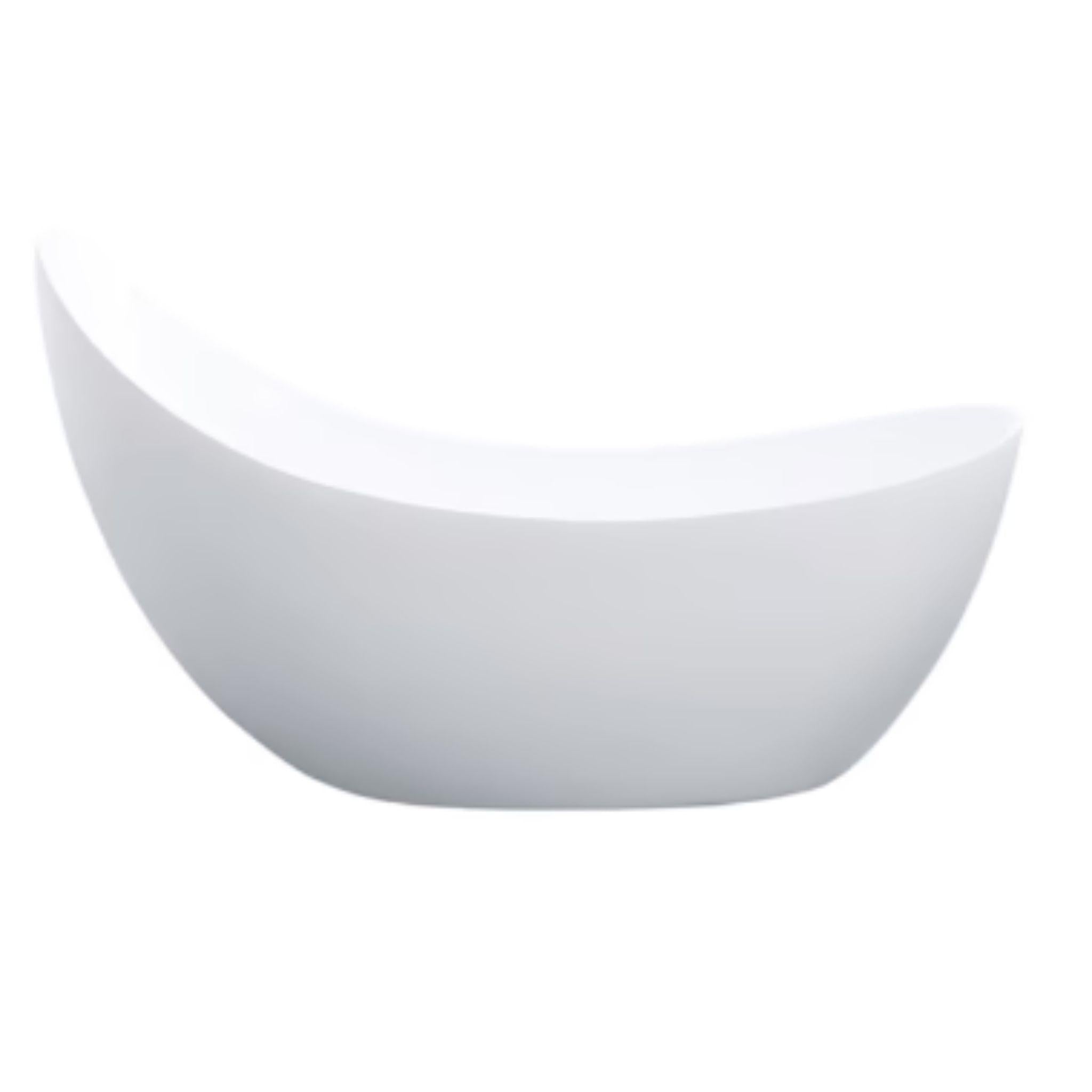 POSEIDON POSH FREESTANDING BATHTUB MATTE WHITE NON-OVERFLOW 1500MM