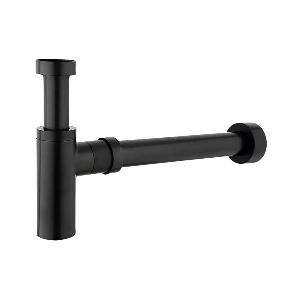 POSEIDON BRASS ROUND BOTTLE TRAP 40MM MATTE BLACK