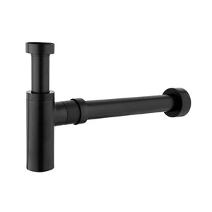 POSEIDON BRASS ROUND BOTTLE TRAP 40MM MATTE BLACK