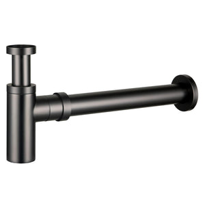 POSEIDON BRASS ROUND BOTTLE TRAP 40MM GUN METAL