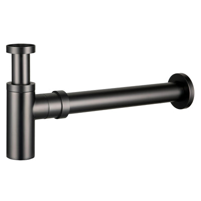 POSEIDON BRASS ROUND BOTTLE TRAP 40MM GUN METAL